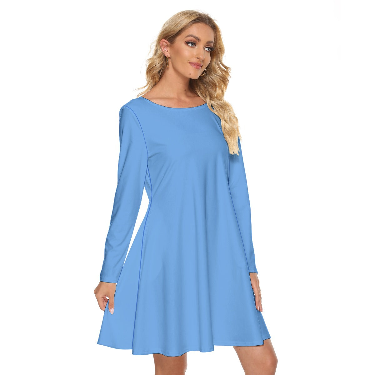29 Couture Haute Women's Turquoise Crew Neck Dress