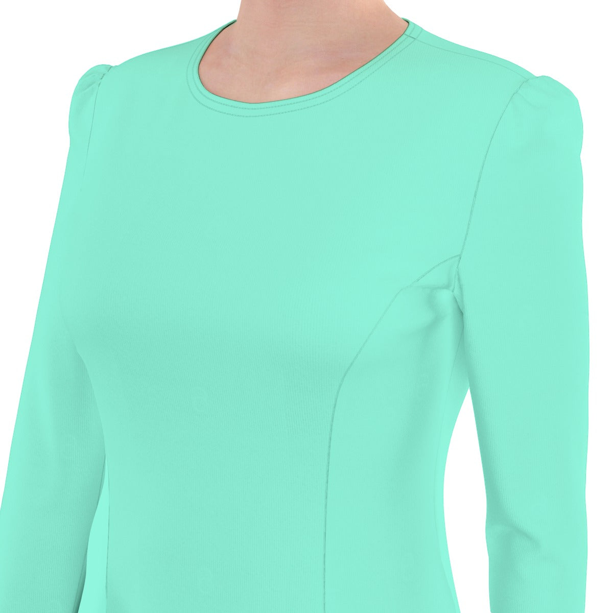 76 Couture Haute Women's Turquoise Irish Dress W/Plus
