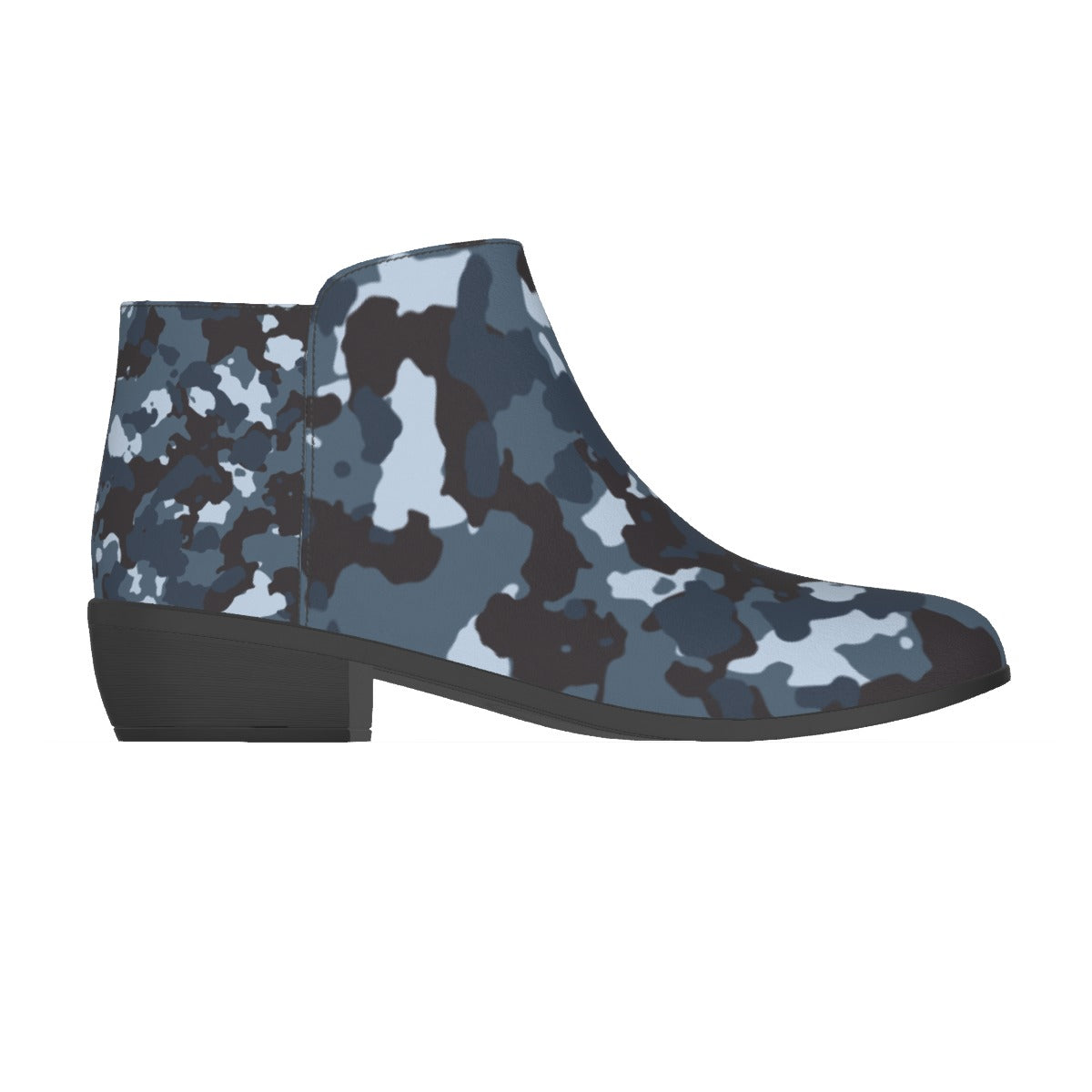 60 Couture Haute Women's Blue Camouflage Fashion Boots
