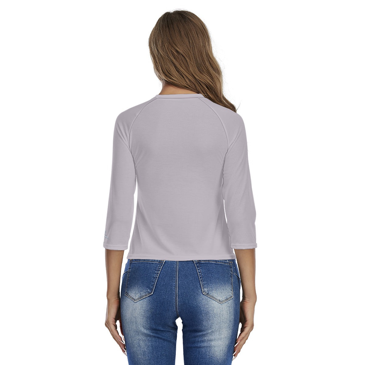 75 Couture Haute Women's Lavender Raglan Sleeves T-shirts