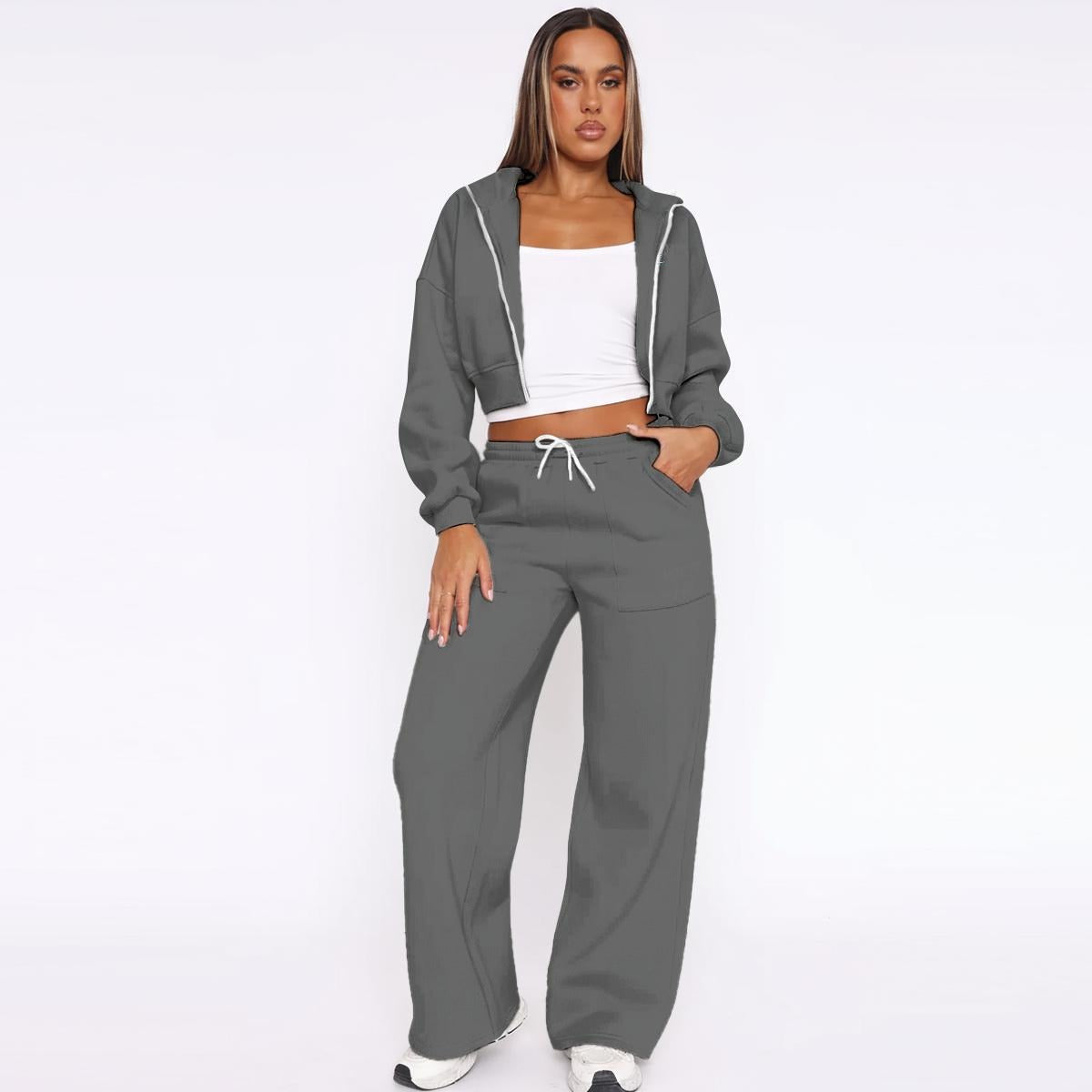 128 Couture Haute Branded Women’s Tracksuit with Fleece/DTF Many Colors