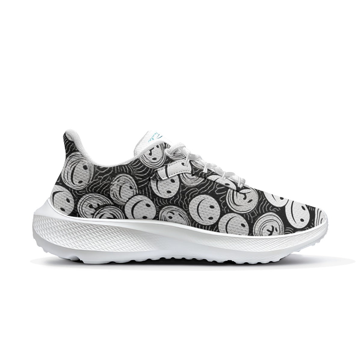 107 Couture Haute Women's Black Smiley Face Road Running Shoes