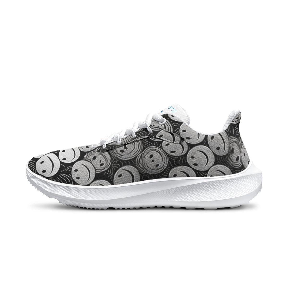 107 Couture Haute Women's Black Smiley Face Road Running Shoes