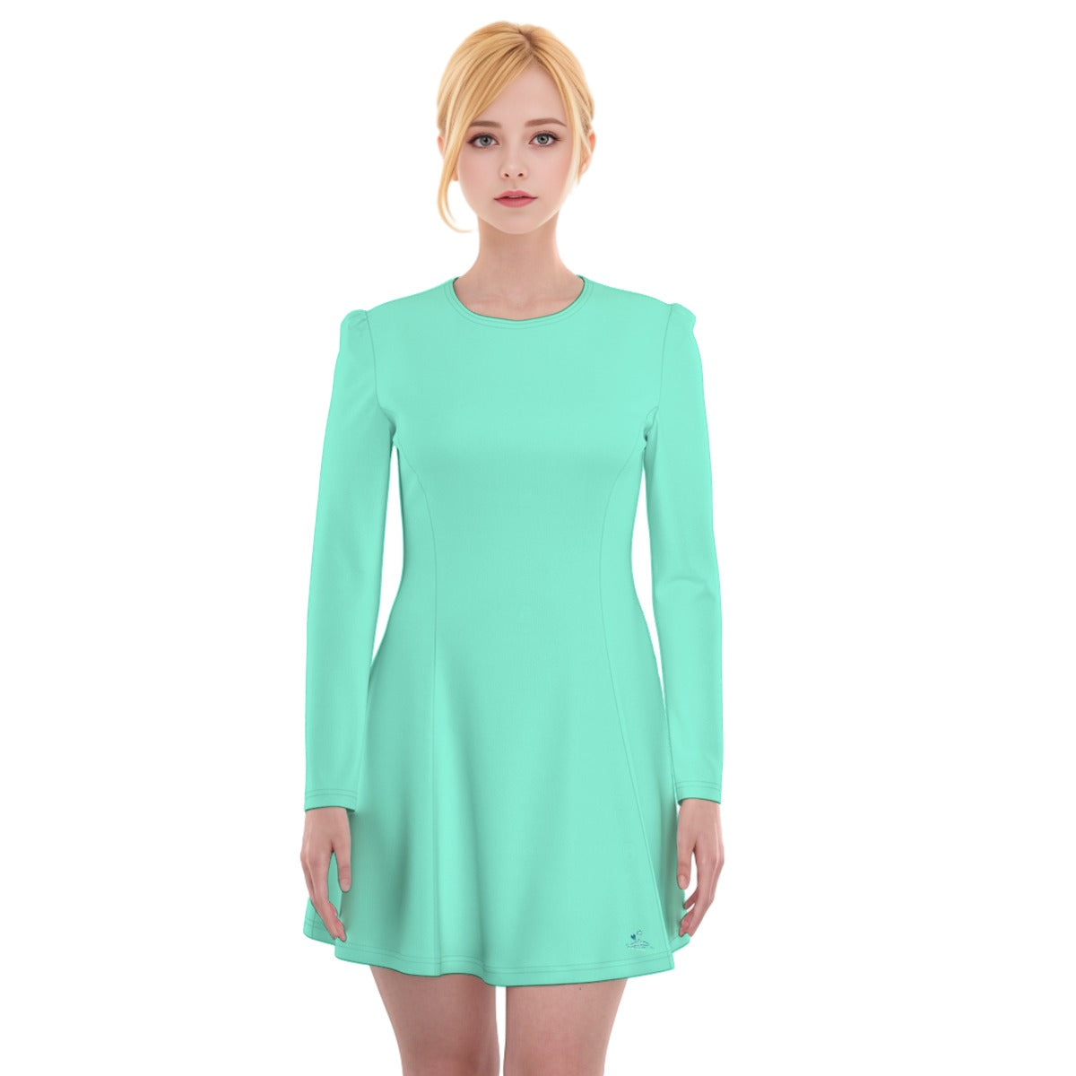 76 Couture Haute Women's Turquoise Irish Dress W/Plus