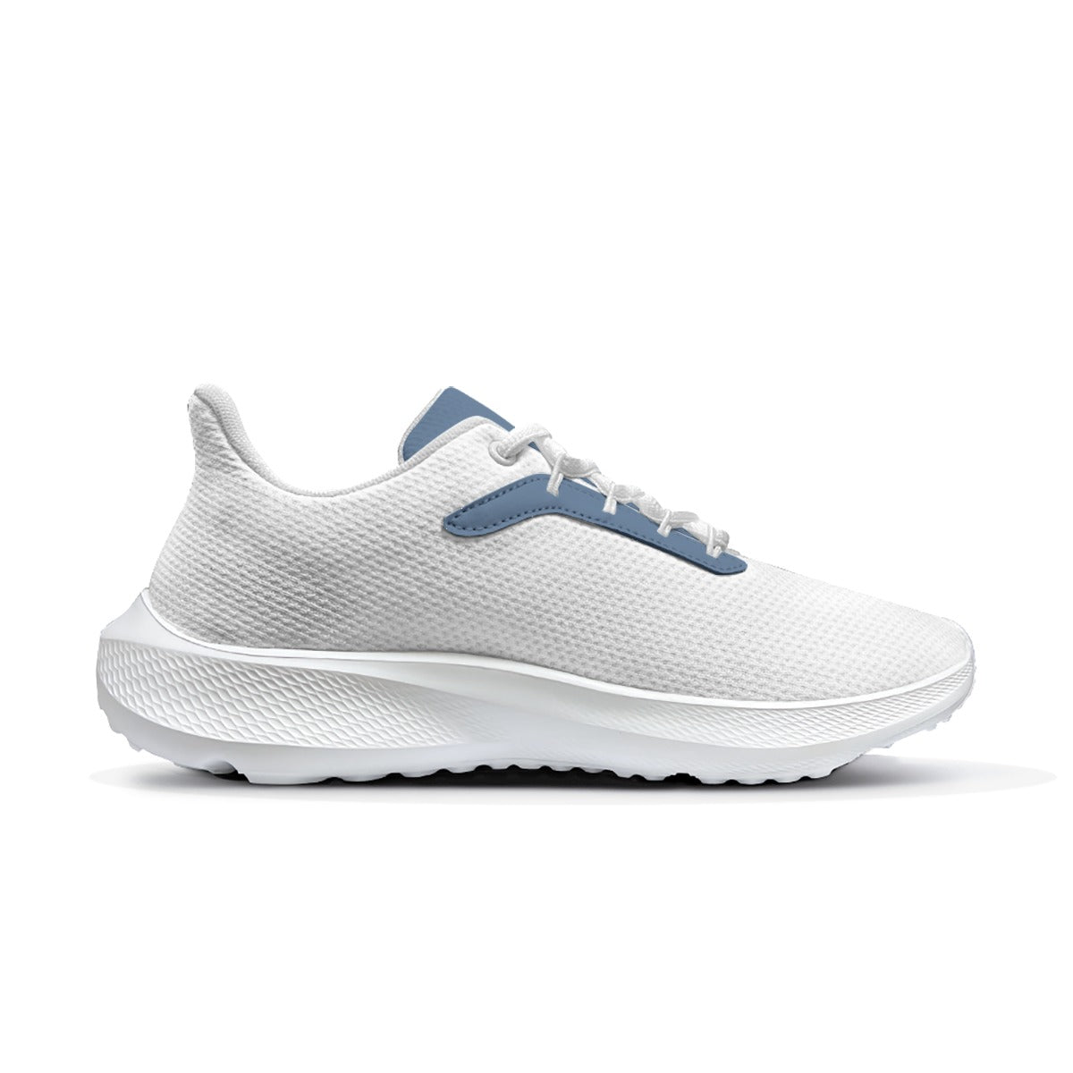 104 Couture Haute Women's White Blue Road Running Shoes