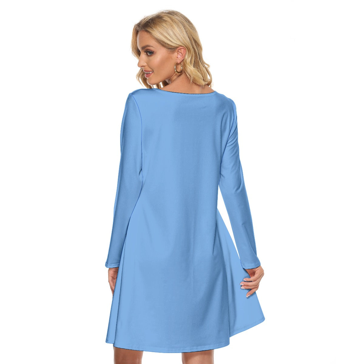 29 Couture Haute Women's Turquoise Crew Neck Dress