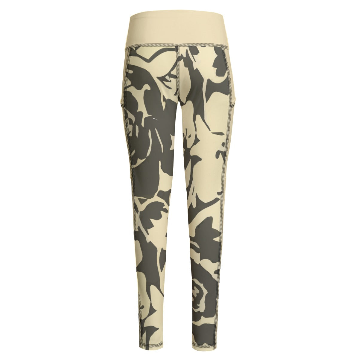 103 Couture Haute Functional Women's Floral Yoga Leggings With Side Pockets|210GSM