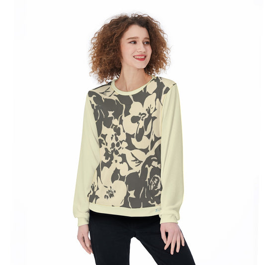 64 Couture Haute Women's Beige Floral Sweater