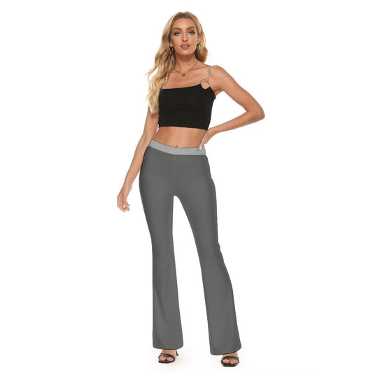 39 Couture Haute Women's Grey Skinny Flare Pants