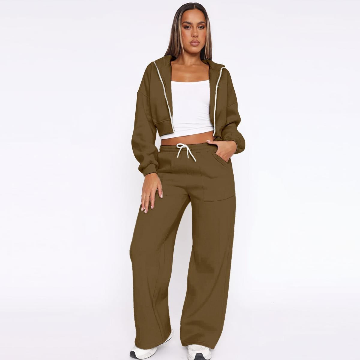 128 Couture Haute Branded Women’s Tracksuit with Fleece/DTF Many Colors