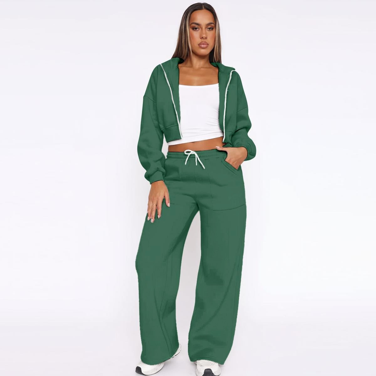 128 Couture Haute Branded Women’s Tracksuit with Fleece/DTF Many Colors