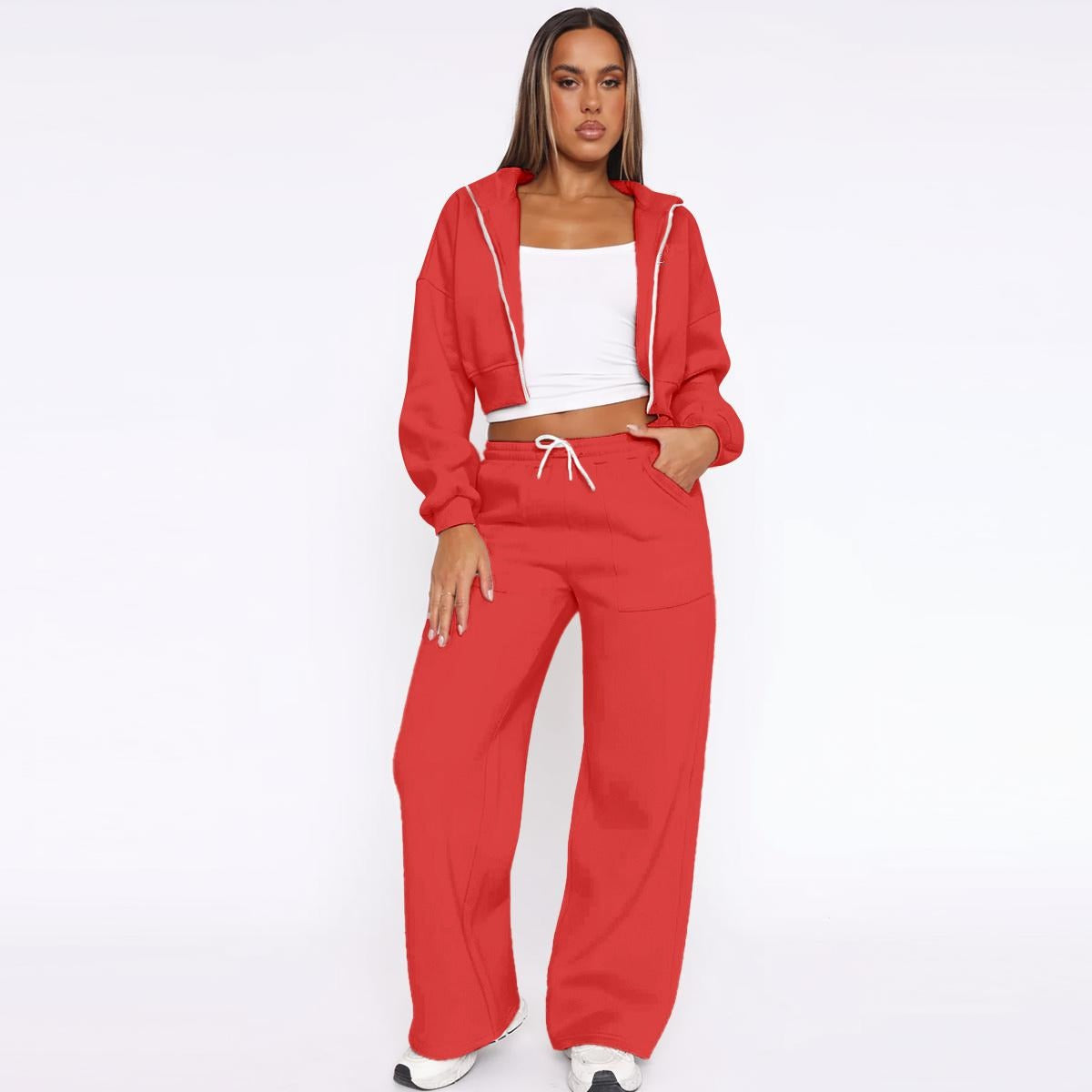 128 Couture Haute Branded Women’s Tracksuit with Fleece/DTF Many Colors