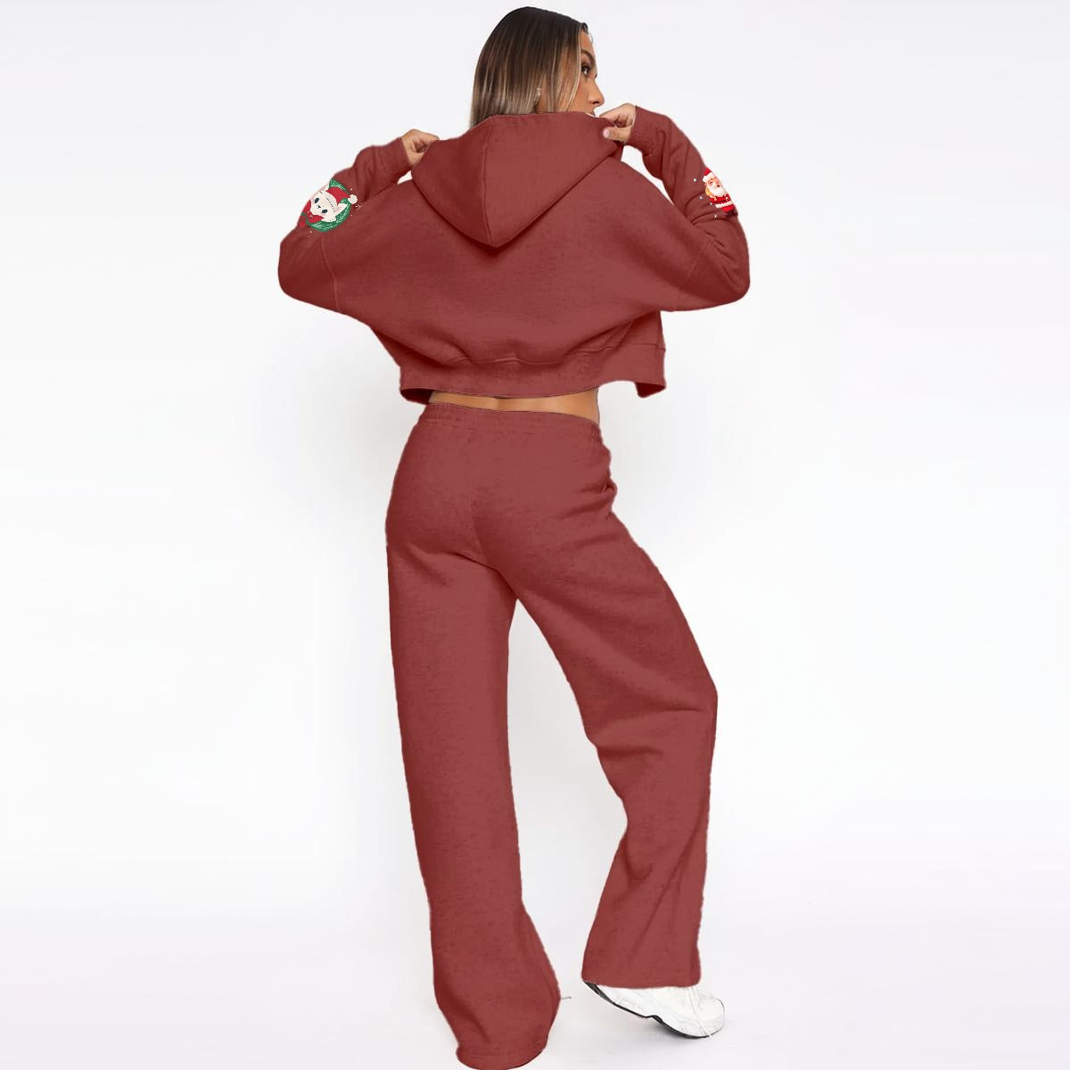 125 Couture Haute Women’s Christmas Tracksuit With Fleece|DTF in Many Colors
