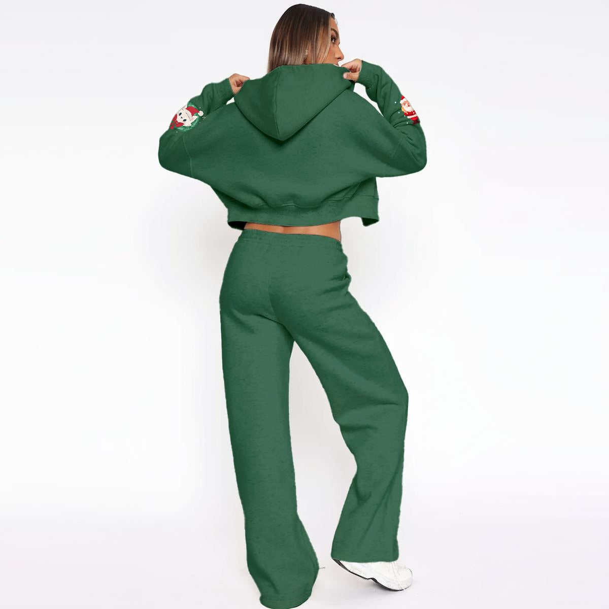 125 Couture Haute Women’s Christmas Tracksuit With Fleece|DTF in Many Colors