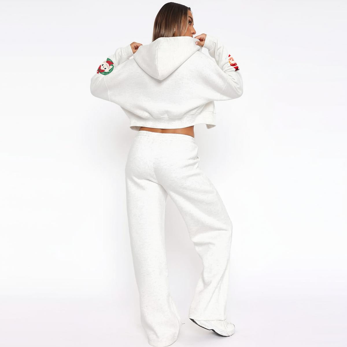 125 Couture Haute Women’s Christmas Tracksuit With Fleece|DTF in Many Colors