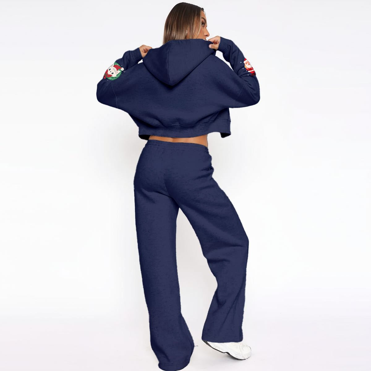125 Couture Haute Women’s Christmas Tracksuit With Fleece|DTF in Many Colors