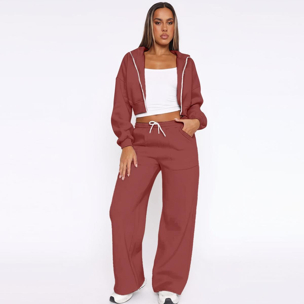 128 Couture Haute Branded Women’s Tracksuit with Fleece/DTF Many Colors
